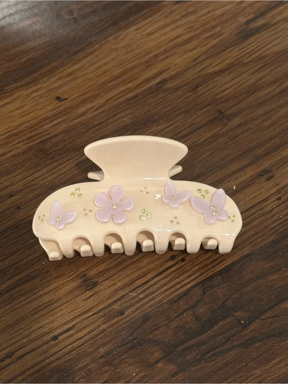 Emi Jay Beige Hair Claw Clip